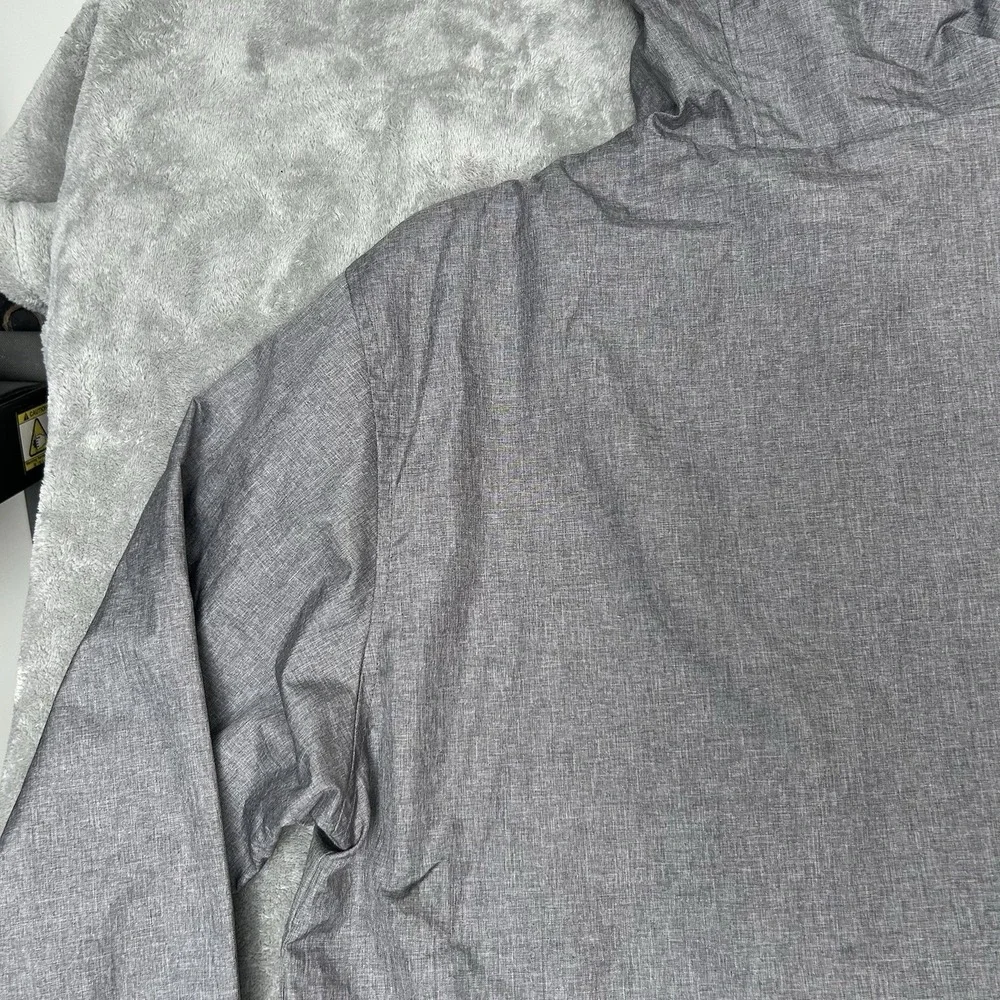 U.S. POLO ASSN. MENS FULL ZIP POLYESTER RAIN WATER RESISTANT GRAY JACKET Size‎ M